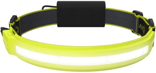 Liteband PRO Serie 1000 - Linterna frontal personal ajustable de haz ancho, iluminación de 210°, funciona con pilas, se adapta a cascos y cascos