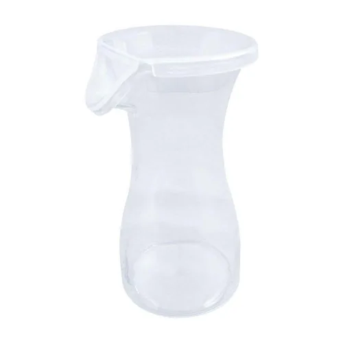 Miniatura 4 de G.E.T. BW-1025-PC-CL-EC - Tarros de plástico para jugos/bebidas con tapas, 8 onzas, transparente (juego de 4)