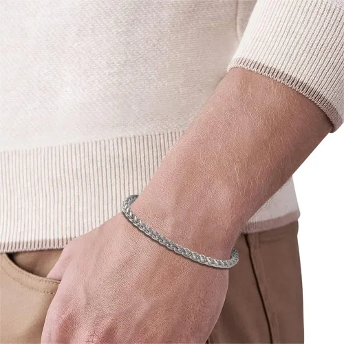 Miniatura 5 de Van Heusen Pulsera de cadena de eslabones de trigo de 0.197in para hombre