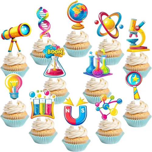Miniatura 14 de 48 piezas de decoraciones de cumpleaños para camiones de bomberos, decoración de cumpleaños de bomberos, decoración de cupcakes para camiones