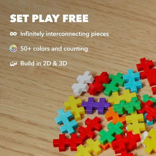 Miniatura 5 de Plus Plus Bunny - Juego de bloques de construcción de rompecabezas 3D, mini piezas entrelazadas, actividades divertidas de vacaciones para niños