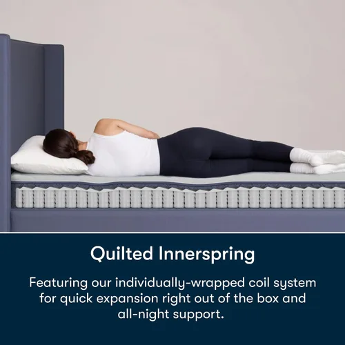 Miniatura 2 de Serta Five Star Tranquility - Colchón firme individual de 7 pulgadas, bobinas de apoyo, espuma transpirable, cama en una caja, prueba de 100 noches