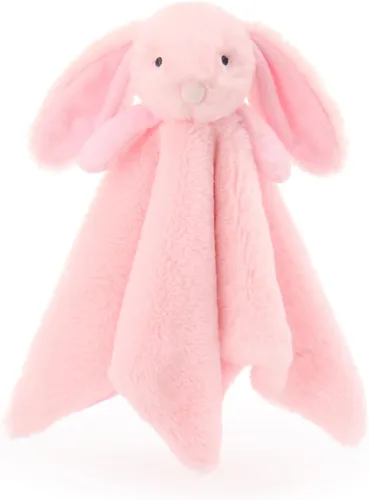 Miniatura 11 de Manta de felpa con animales de peluche de Apricot Lamb, conejo azul marino, manta de personaje para guardería de bebé, lujosa mantita acogedora
