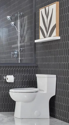 Miniatura 3 de Gerber Parma D446258 - Soporte de pared para papel higiénico de doble poste cromado moderno para pared de baño