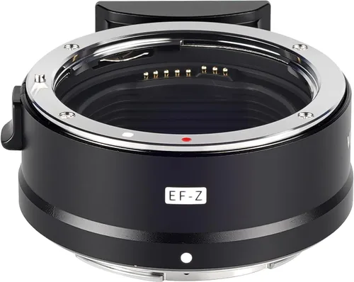 Miniatura 12 de Adaptador de lentes de enfoque automático EF-M1 de metal compatible con lentes Canon EF para cámaras Iumix/oIympus/bmpcc Micro Cuatro Tercios (M4/3)