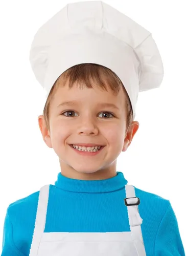 Miniatura 3 de Sombrero de chef personalizado para niños, sombrero ajustable bordado personalizado para niños pequeños y niños de 3 a 13 años, mezcla