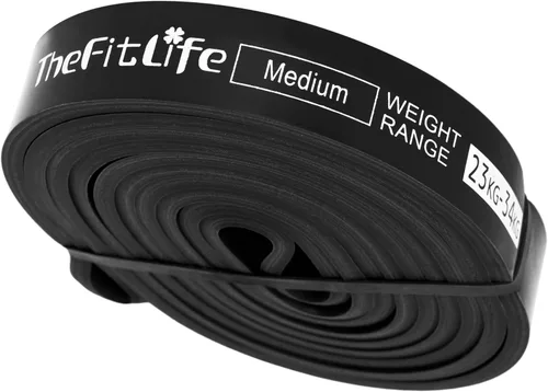 Miniatura 10 de TheFitLife - Bandas de asistencia para dominadas - Bandas de resistencia para entrenamiento, bandas largas de ejercicio para fitness, banda de Verde