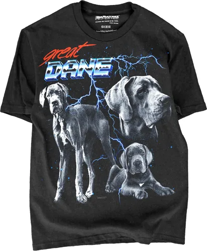 Miniatura 30 de Camiseta de Heavy Metal de los 80s con Animal en Negro - 100% Algodón - para Hombre y Mujer