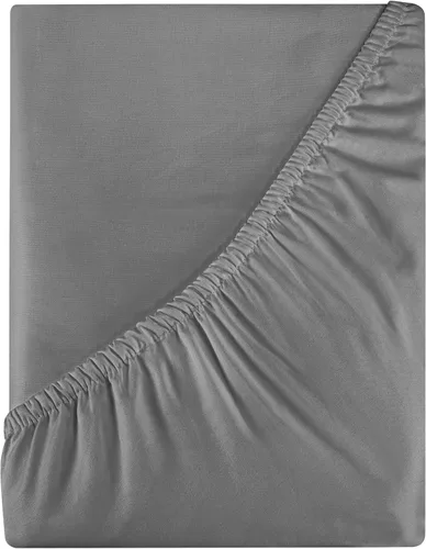 Miniatura 37 de ROYALE LINENS Sábana bajera ajustable de 300 hilos 100% algodón peinado de fibras largas, tamaño Queen, sábana inferior súper suave con bolsillo