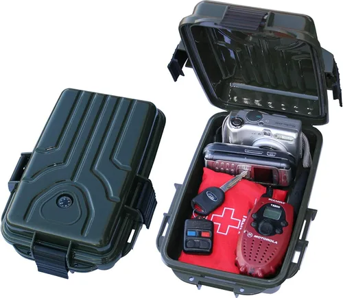 Miniatura 3 de Caja seca de supervivencia MTM con sello de junta tórica, tamaño pequeño, S Verde bosque