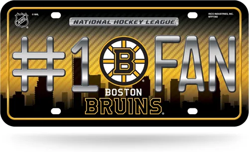 Miniatura 25 de NHL #1 - Placa de matrícula metálica para ventilador