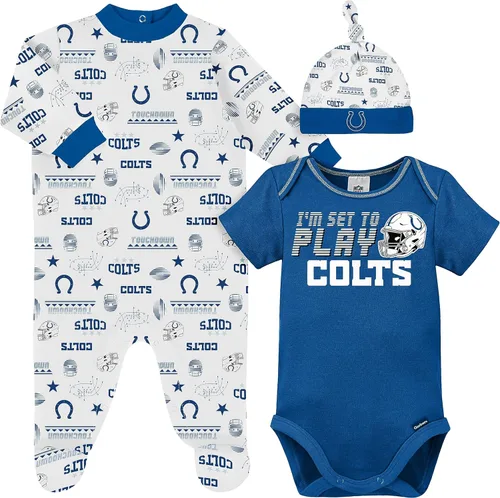 Miniatura 11 de Gerber Conjunto de regalo unisex para bebé con pies de equipo de la NFL para dormir y jugar
