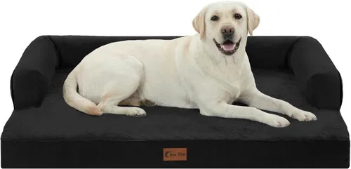 Miniatura 62 de Camas Ortopédicas para Perros de Tamaño Grande, Espuma de Celdas Impermeables tipo Huevera, Camas tipo Sofá para Perros Medianos para Jaula 35x22