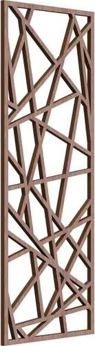 Miniatura 117 de Conway Paneles de pared decorativos de madera con calado, 9 3/8 pulgadas de ancho x 24 3/8 pulgadas de alto x 1/4 de alto, aliso