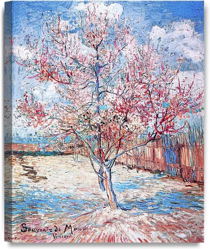 Miniatura 76 de Serie de pinturas de Vincent Van Gogh (favoritos). Reproducción de arte clásico de Van Gogh, impreso en lienzo Noche estrellada