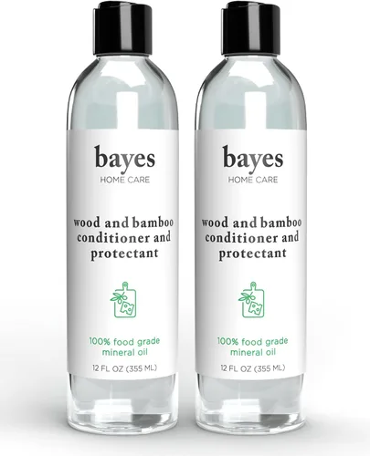 Miniatura 8 de Bayes Aceite mineral de grado alimenticio para tabla de cortar, aceite mineral de grado alimenticio para bambú, teca y acondicionador y protector