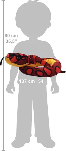 Miniatura 2 de Wild Republic - Peluche de serpiente de peluche, regalo para niños, Boa Arcoíris, 54