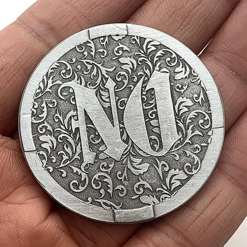 Miniatura 5 de Glamtune Sí No Challenge Medallón de Monedas Decisiones Maker Moneda Souvenir Collector