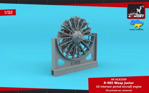 Miniatura 3 de Armory ACA3209-1/32 - R-985 Wasp Junior Aircraft Engine