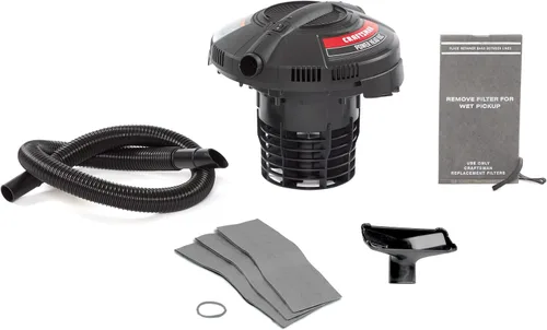 Miniatura 9 de CRAFTSMAN CMXEVBE17595 Aspiradora de Taller Húmedo/Seco de Servicio Pesado de 16 Galones 6.5 HP Pico con Filtro, Bolsa para Polvo, Manguera