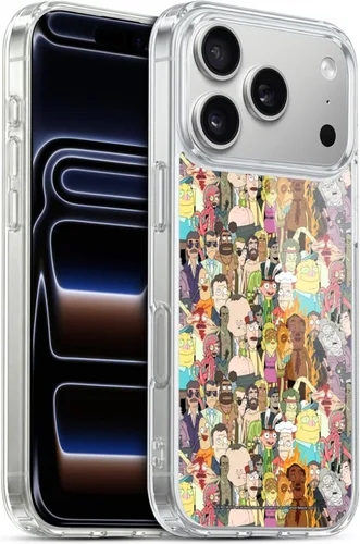 Miniatura 28 de Head Case Designs Funda de gel con licencia oficial de Rick and Morty Aliens Season 3 [protección de grado militar] compatible con Apple iPhone 12