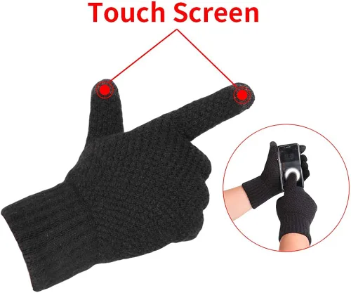 Miniatura 6 de KRATARC Conjunto de bufanda cálida de invierno para hombres y mujeres al aire libre