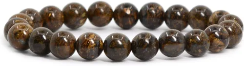 Justinstones 8mm Round Beads Stretch Bracelet 7 Inch Unisex