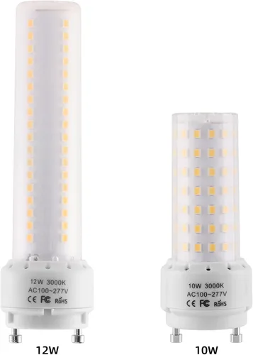 Miniatura 3 de Bombilla LED GU24 de 3000 K, blanco cálido, alto brillo, 1600 lúmenes, para ventilador de techo de baño, 18 W, 23 W, T2, lámpara CFL espiral