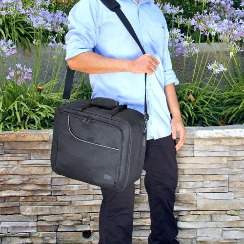 Miniatura 7 de Bolsa de viaje grande para estilista de USA Gear - Estuche para salón de cabello - Interior personalizable con divisores ajustables - Se adapta a