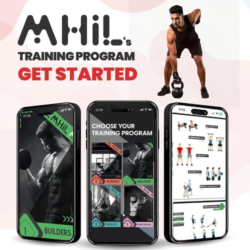 Miniatura 6 de MhIL Guantes de entrenamiento para hombres – Guantes de gimnasio cómodos para hombres con agarre mejorado para seguridad y protección de las manos