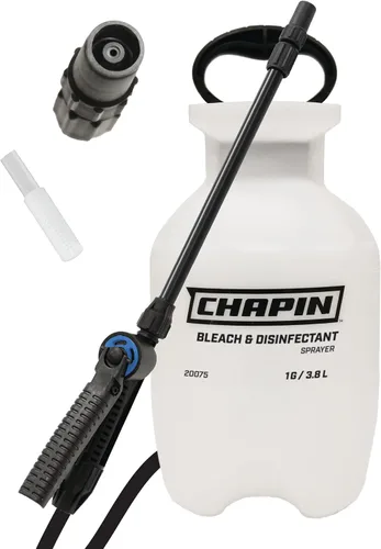 Miniatura 8 de Chapin 20074: Fabricado en EE. UU. Pulverizador de lejía y desinfectante, 1 galón, boquilla cónica ajustable, compatible con soluciones de lejía
