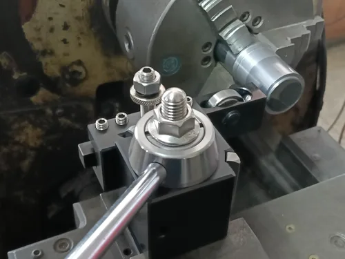 Miniatura 6 de 2 piezas de torno de torneado y enfrentamiento soporte para herramientas BXA cambio rápido y 1 herramienta de bruñido y rodamiento de torno