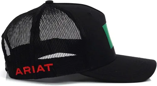Miniatura 3 de ARIAT Mens Mexico Flag Shield Eagle Logo Cap