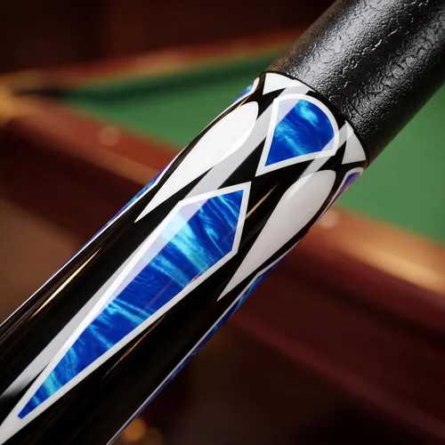 Miniatura 7 de Tai ba cues Taco de billar profesional de 2 piezas + estuche rígido, punta de 0.512 in, 58 pulgadas, palo de billar profesional de madera dura