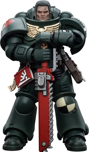 Miniatura 12 de JOYTOY Warhammer - Figuras de acción 40K 1/18 Dark Angels Intercessors, 4 unidades, modelo coleccionable para niños de 15 años o más, 4.8 pulgadas