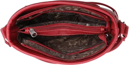 Miniatura 6 de Montana West Bolso patriótico con tachuelas para mujer, bolso de mano con bandera estadounidense y bolso cruzado