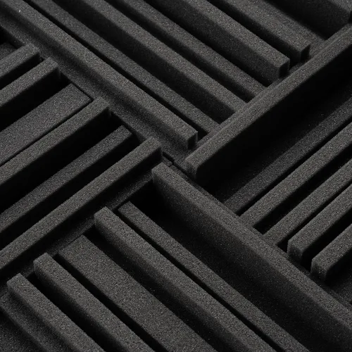 Miniatura 5 de VallisCo Paquete de 52 paneles acústicos mejorados de 2 x 12 x 12 pulgadas, paneles de espuma acústica para insonorización, reducción de ruido