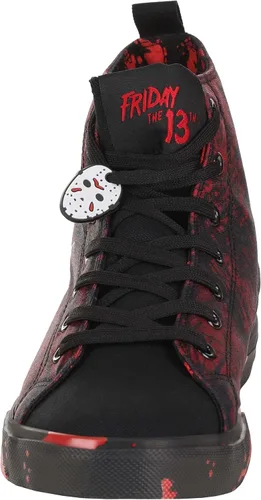Miniatura 8 de Viernes 13th Jason High Top Tenis para adultos, Rojo