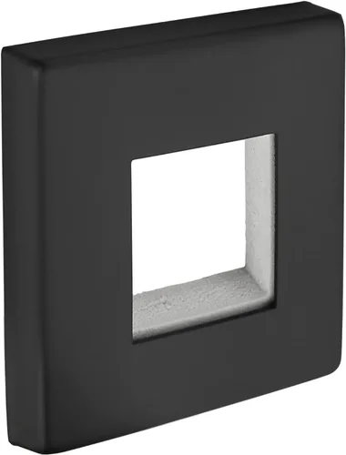 Miniatura 9 de Heyalan Placa de repuesto moderna de 2.5 pulgadas con brida cuadrada para brazo de ducha, cubierta de pared cuadrada de cromo pulido, 1 montaje