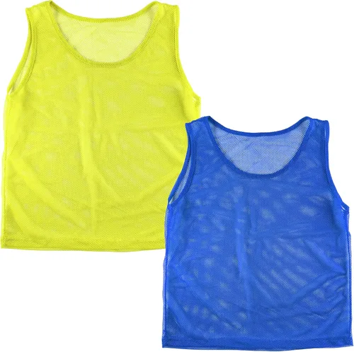 Miniatura 3 de Super Z Outlet 12 Pinnies Scrimmage - Chalecos de entrenamiento en equipo para niños, jóvenes, adolescentes, ligeros