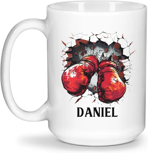 Miniatura 16 de Tazas personalizadas de gran fútbol americano, Personalizado elegir nombre taza de café de fútbol americano, Taza de té de fútbol personalizado