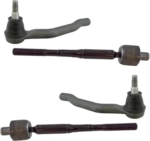 Miniatura 26 de TRQ Juego de barras de acoplamiento delanteras interiores y exteriores de 4 piezas compatible con Jeep Cherokee 1991-2001 y Comanche 91-92