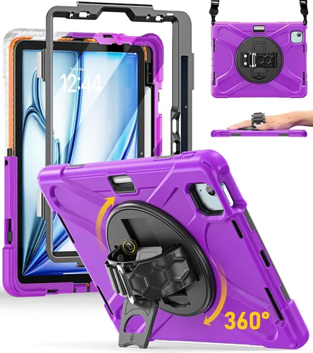 Miniatura 20 de BRAECN Funda para iPad Air de 11 pulgadas 2026 (M4) 2025 (M3) 2024 (M2), iPad Pro de 11 pulgadas (4ª/3ª/2ª/1ª) y Air 10.9 pulgadas (5ª/4ª) con Rosa