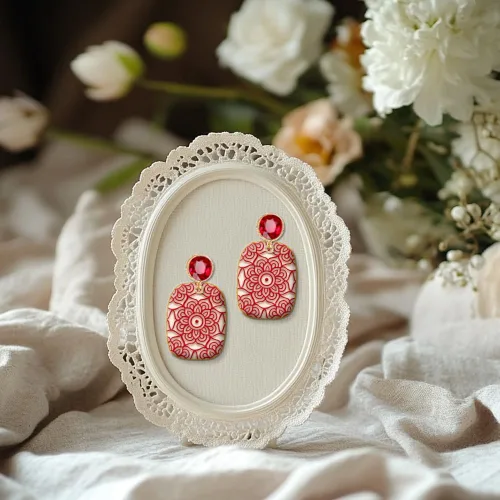 Miniatura 5 de CHGCRAFT 16 hojas de textura de arcilla floral abstracta, sin costuras, patrón de flores, hojas de textura de arcilla polimérica, herramientas