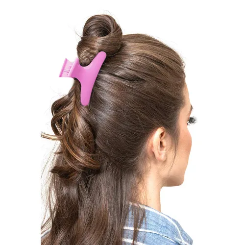 Miniatura 4 de ANBALA Pinzas para el cabello de mariposa, pinzas para el cabello para mujer, pinzas grandes para cabello fino de grosor medio, paquete de 24