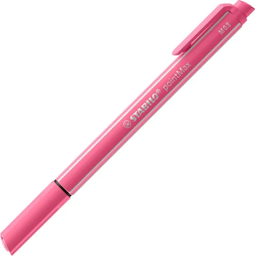 Miniatura 2 de STABILO Bolígrafo de escritura de punta de nailon pointMax - Cartera de 15 - Colores surtidos
