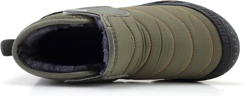 Miniatura 4 de Eagsouni Botas de nieve para hombre y mujer, zapatos de invierno, antideslizantes, resistentes al agua, totalmente forradas de piel, para exteriores
