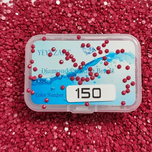 YEYKZART 150 Diamantes de Repuesto para Pintura de Diamantes Taladros Cuentas Taladros Gemas Redondas para Arte de Diamantes Color Faltante 3500 PCS