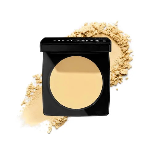 Miniatura 7 de Bobbi Brown Polvo prensado Sheer Finish Polvo fijador matificante absorbente de aceite para control de brillo durante todo el día Incluye soplo