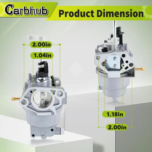 Miniatura 5 de Carbhub RY906500S Carburador apto para generador Ryobi RY906500S 6500 8125 vatios, carburador RY906500S, carburador Huayi RY906500S